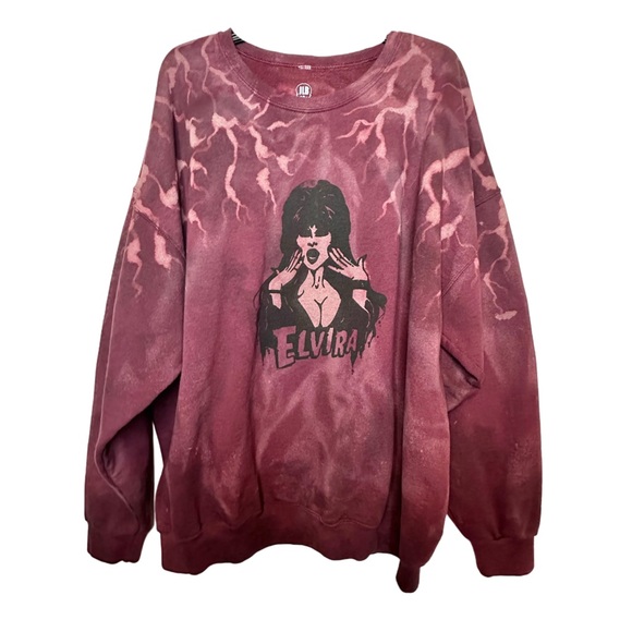 ELVIRA DARK RED Crewneck Sweatshirt